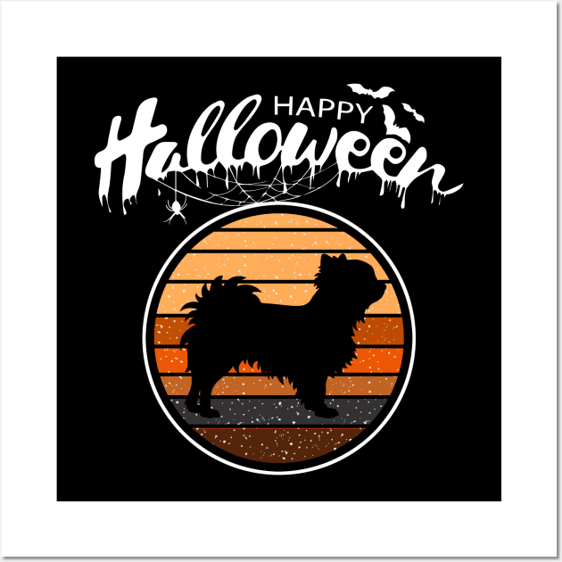 Funny Happy Halloween Beautiful Chihuahua Men Women Kid Gift Wall Art by mlleradrian